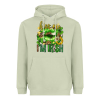 Matcha Kiss me im irish st.patricks day lips st.patricks Heavyweight Hoodie - Neo Western