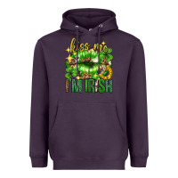 Plum Kiss me im irish st.patricks day lips st.patricks Heavyweight Hoodie - Neo Western