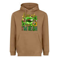 Toasted Coconut Kiss me im irish st.patricks day lips st.patricks Heavyweight Hoodie - Neo Western