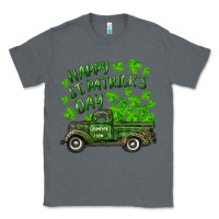 Charcoal Heather Happy st. patrick's day shamrock farm truck Classic Tee - RanaPortraitStore