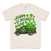 Natural Happy st. patrick's day shamrock farm truck Classic Tee - RanaPortraitStore