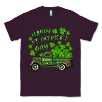 Plum Happy st. patrick's day shamrock farm truck Classic Tee - RanaPortraitStore