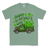 Sage Happy st. patrick's day shamrock farm truck Classic Tee - RanaPortraitStore
