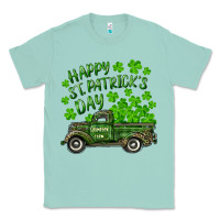 Seafoam Happy st. patrick's day shamrock farm truck Classic Tee - RanaPortraitStore