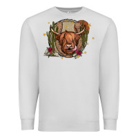 Dove Grey cow Premium Sweatshirt - JahusDesignShop