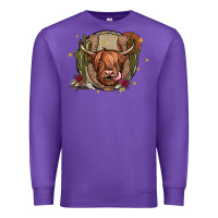 Purple cow Premium Sweatshirt - JahusDesignShop