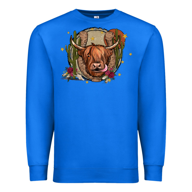 Cow Premium Sweatshirt by JahusDesignShop | Teevron