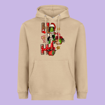 Ho Ho Ho Afro Gnomes Heavyweight Hoodie Designed By Fadigitalartstudio