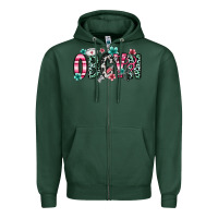 Sports Green obgyn Zipper Hoodie - Zillion Design Studio