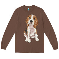 Chestnut beagle Long Sleeve Tee - RanaPortraitStore