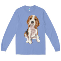 Colony Blue beagle Long Sleeve Tee - RanaPortraitStore