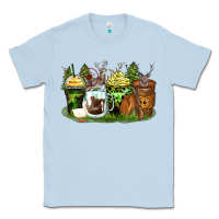 Dusty Blue hunter coffee cups Classic Tee - Zillion Design Studio