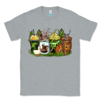 Heather Grey hunter coffee cups Classic Tee - Zillion Design Studio