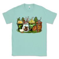 Seafoam hunter coffee cups Classic Tee - Zillion Design Studio