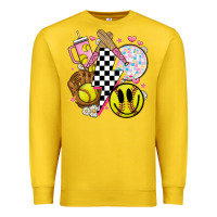 Lemon retro softball Premium Sweatshirt - JahusDesignShop