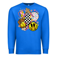 True Royal retro softball Premium Sweatshirt - JahusDesignShop