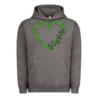 Pigment Tornado shamrock heart felling lucky Urban Hoodie - MaliasSmallBusiness