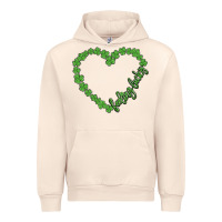 Sandshell shamrock heart felling lucky Urban Hoodie - MaliasSmallBusiness