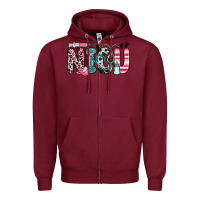 Burgundy nicu Zipper Hoodie - Zillion Design Studio