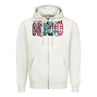 Oatmeal Heather nicu Zipper Hoodie - Zillion Design Studio