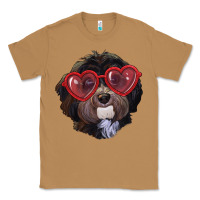 Toasted Coconut Havanese dog with love glasses Classic Tee - RanaPortraitStore
