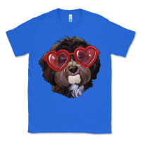 True Royal Havanese dog with love glasses Classic Tee - RanaPortraitStore