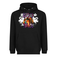 Black Boo yall Heavyweight Hoodie - CowhideDigitalArt
