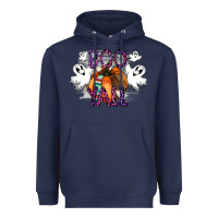 Navy Boo yall Heavyweight Hoodie - CowhideDigitalArt