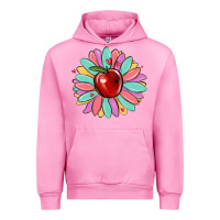 Fuchsia Pink teacher apple Urban Hoodie - MaliasSmallBusiness