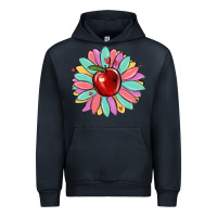Navy teacher apple Urban Hoodie - MaliasSmallBusiness