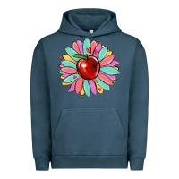 Pigment Midnight Navy teacher apple Urban Hoodie - MaliasSmallBusiness