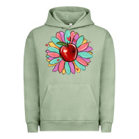 Pigment Oil Green teacher apple Urban Hoodie - MaliasSmallBusiness