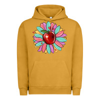Pigment Peanut Butter teacher apple Urban Hoodie - MaliasSmallBusiness
