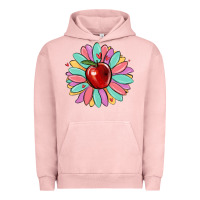 Pigment Salmon teacher apple Urban Hoodie - MaliasSmallBusiness