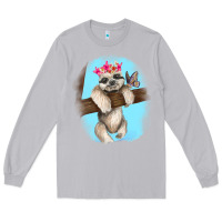 Moon Dust baby sloth Long Sleeve Tee - RanaPortraitStore