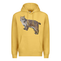 Antique Gold Bobcat Premium Hoodie - LillyAllenDesigns