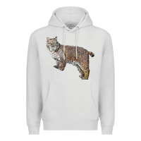 Dove Grey Bobcat Premium Hoodie - LillyAllenDesigns