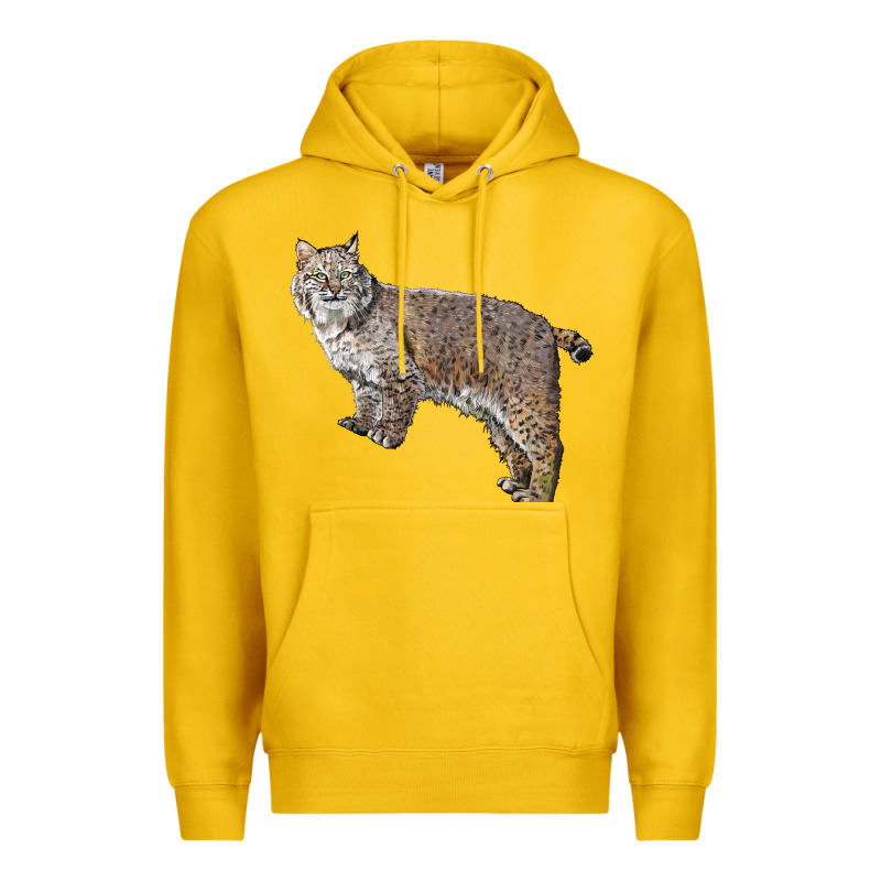 Bobcat Premium Hoodie by LillyAllenDesigns | Teevron