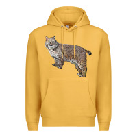 Mustard Bobcat Premium Hoodie - LillyAllenDesigns