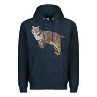 Navy Bobcat Premium Hoodie - LillyAllenDesigns