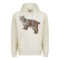 Oatmeal Heather Bobcat Premium Hoodie - LillyAllenDesigns