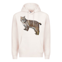 Pale Pink Bobcat Premium Hoodie - LillyAllenDesigns