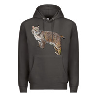 Smoke Bobcat Premium Hoodie - LillyAllenDesigns