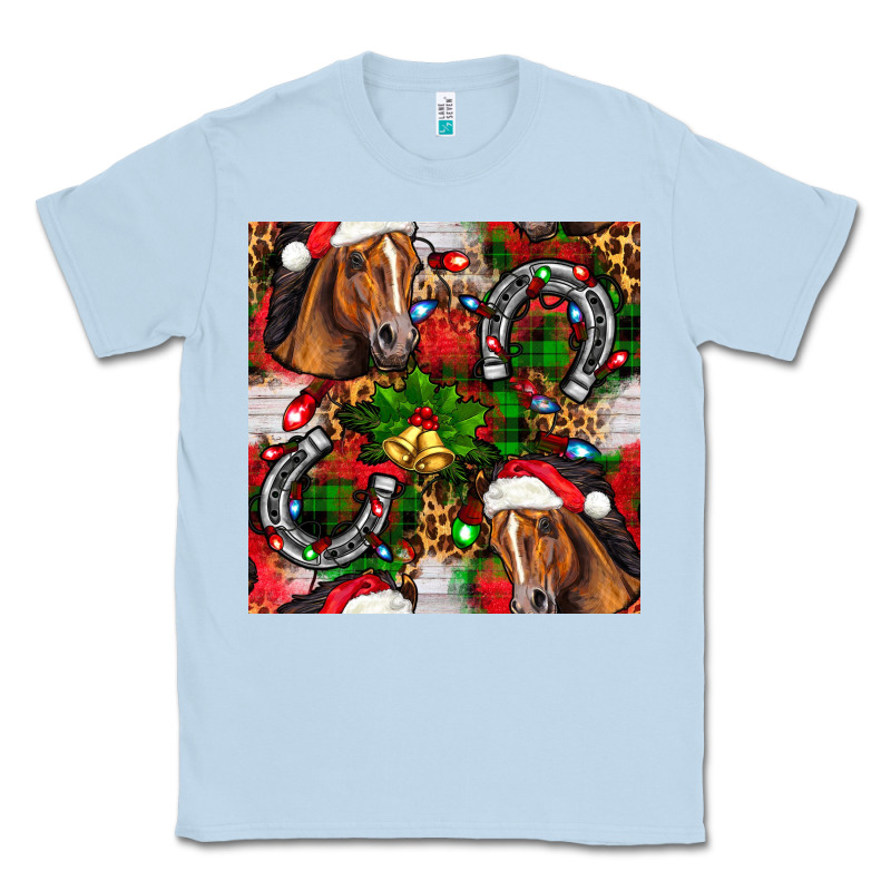 Christmas Horse Leopard Classic Tee by FaDigitalArtStudio | Teevron