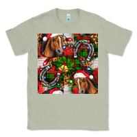 Matcha christmas horse leopard Classic Tee - FaDigitalArtStudio