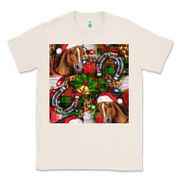 Natural christmas horse leopard Classic Tee - FaDigitalArtStudio