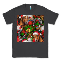 Smoke christmas horse leopard Classic Tee - FaDigitalArtStudio