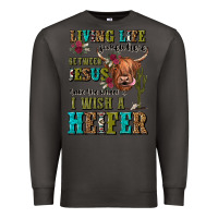 Smoke living life somewhere between jesus take the wheel Premium Sweatshirt - JahusDesignShop