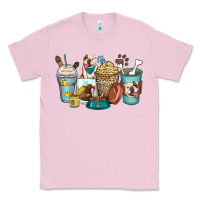 Bubblegum Pink english bulldog coffee cups Classic Tee - Zillion Design Studio