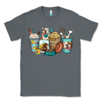 Charcoal Heather english bulldog coffee cups Classic Tee - Zillion Design Studio